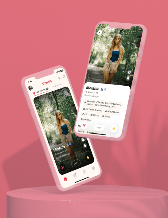 Stroynik <br/><span>Dating app</span>